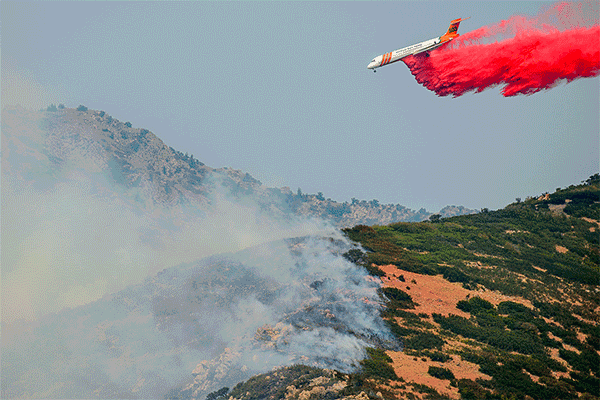 Weber Canyon Fire – Animated