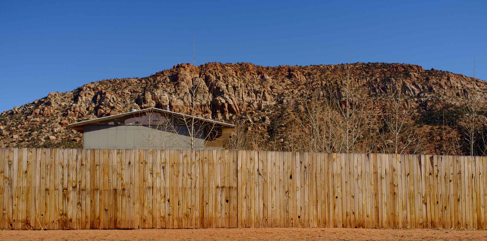 Trent Nelson  |  The Salt Lake Tribune
driving around, in Hildale, Utah, Saturday, January 14, 2012. walls