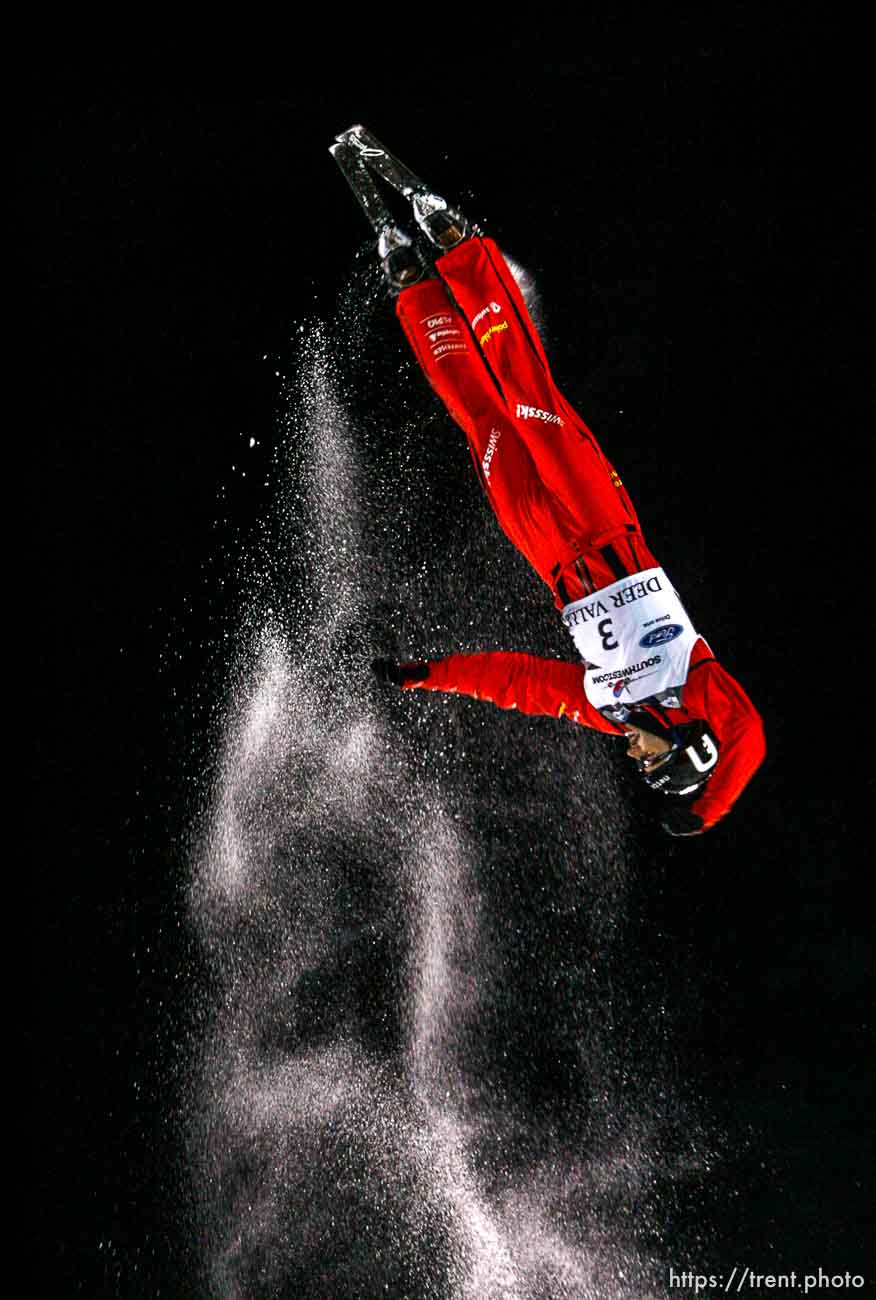 Trent Nelson  |  The Salt Lake Tribune
Renato Ulrich, Switzerland, competing in the FIS Freestyle World Ski Championships, Aerials Final at Deer Valley, Utah, Friday, February 4, 2011.