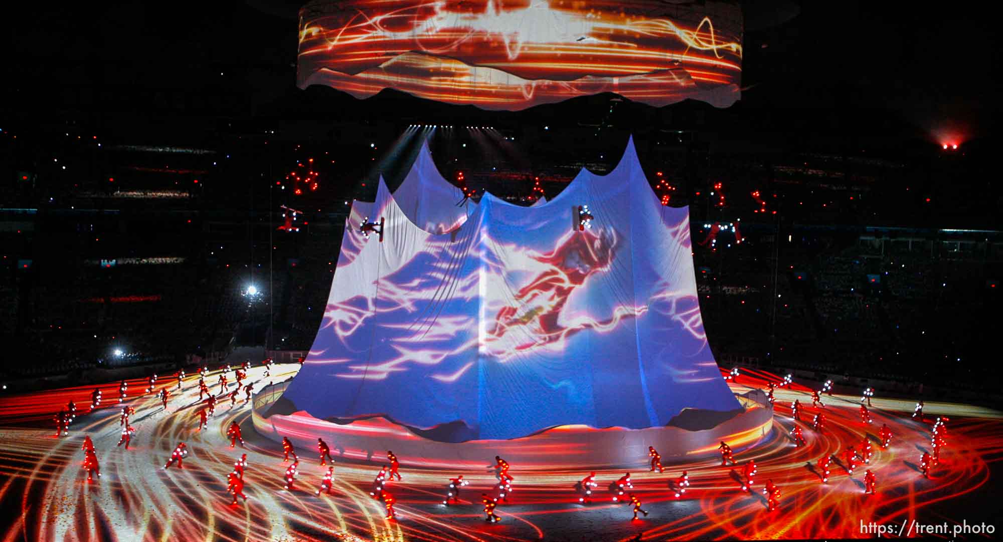 Trent Nelson  |  The Salt Lake Tribune
Opening Ceremony of the XXI Olympic Winter Games at BC Place in Vancouver, Friday, February 12, 2010.