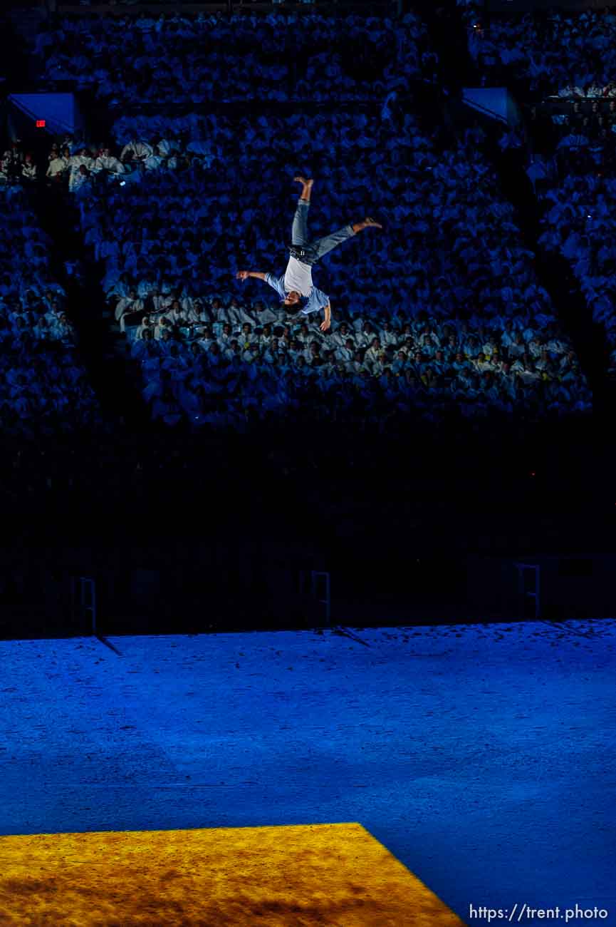 Trent Nelson  |  The Salt Lake Tribune
Opening Ceremony of the XXI Olympic Winter Games at BC Place in Vancouver, Friday, February 12, 2010.