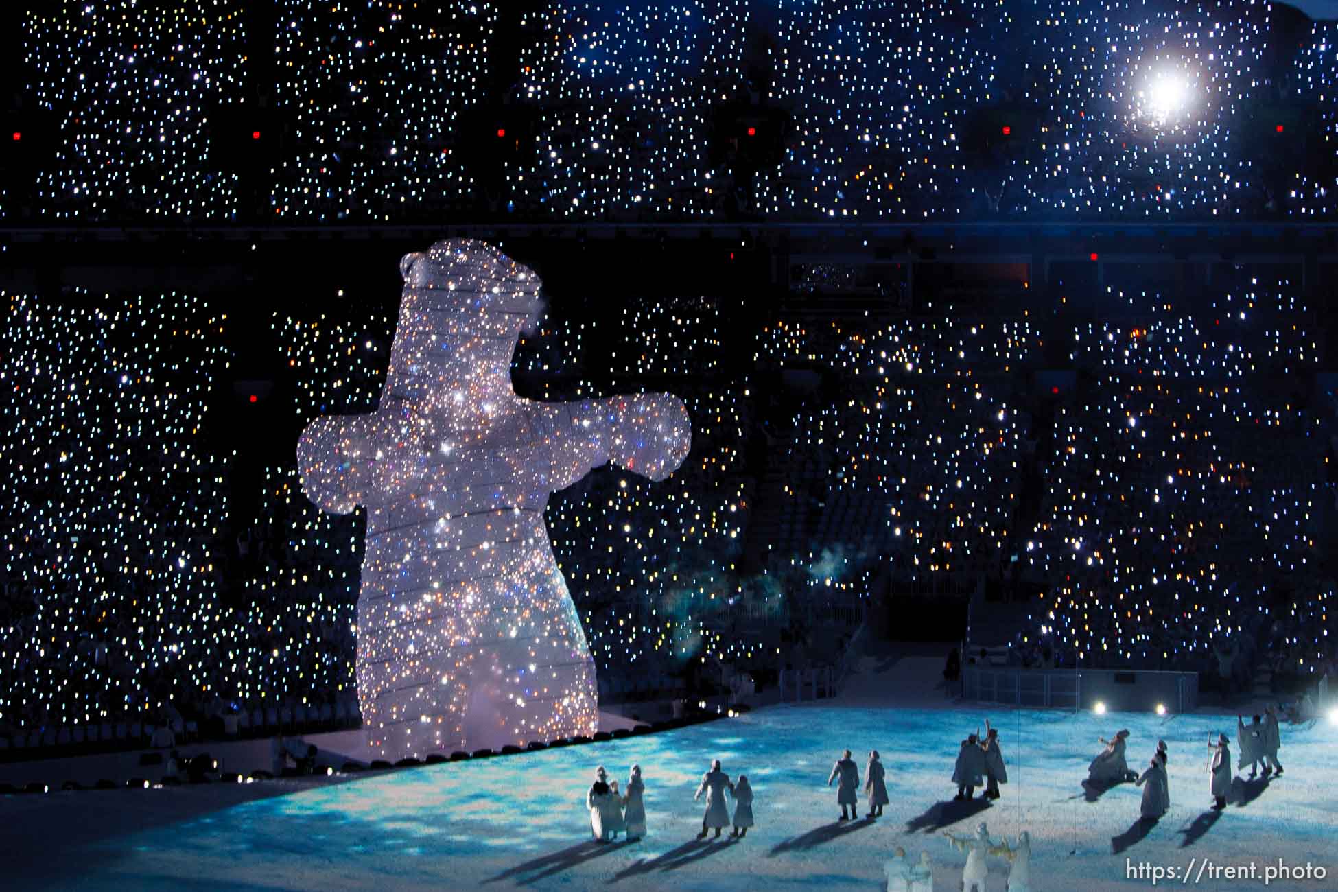 Trent Nelson  |  The Salt Lake Tribune
Opening Ceremony of the XXI Olympic Winter Games at BC Place in Vancouver, Friday, February 12, 2010.