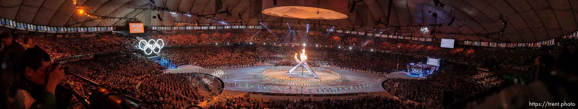 Trent Nelson  |  The Salt Lake Tribune
Opening Ceremony of the XXI Olympic Winter Games at BC Place in Vancouver, Friday, February 12, 2010.