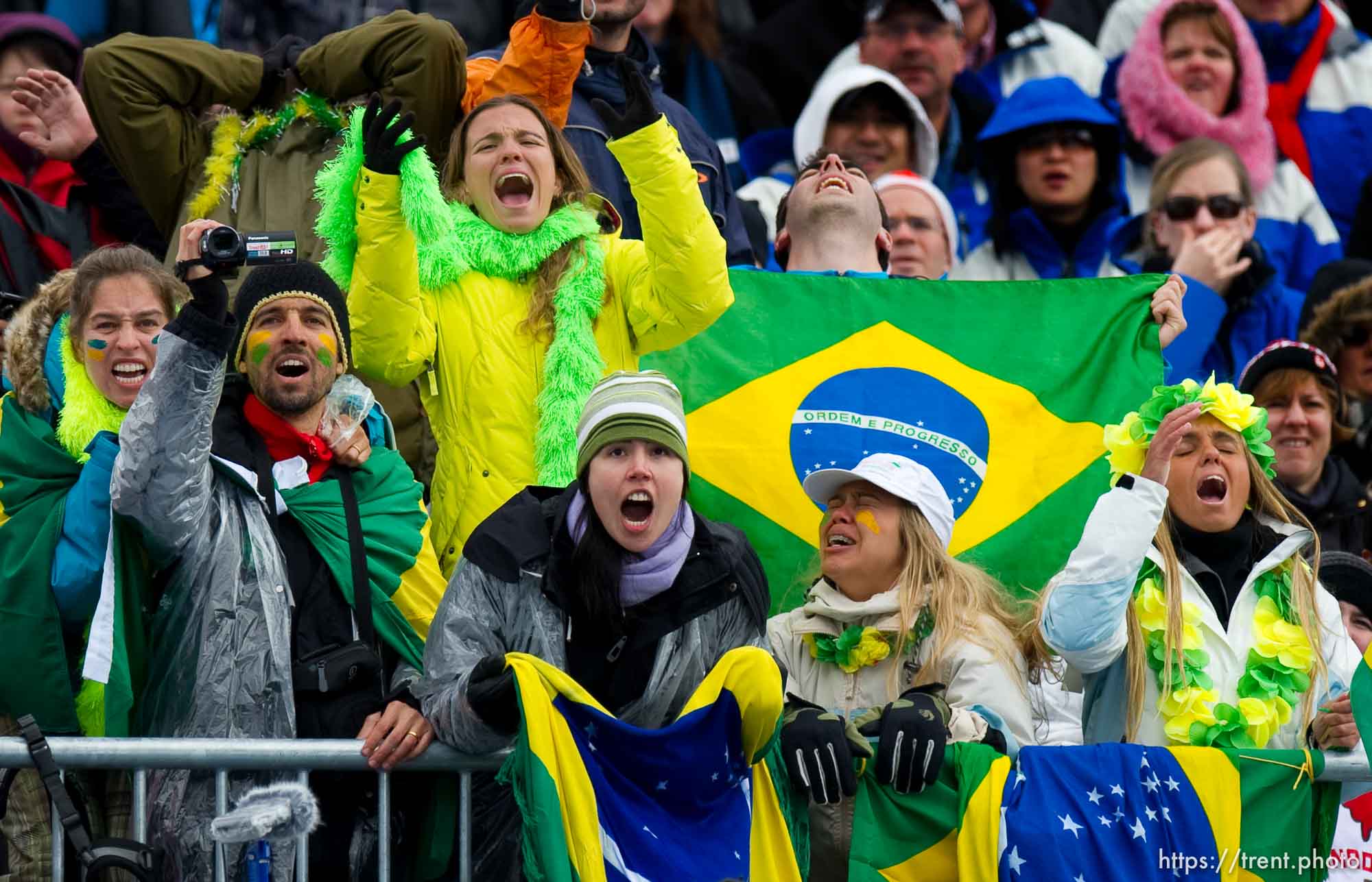 Cheering for Brazil