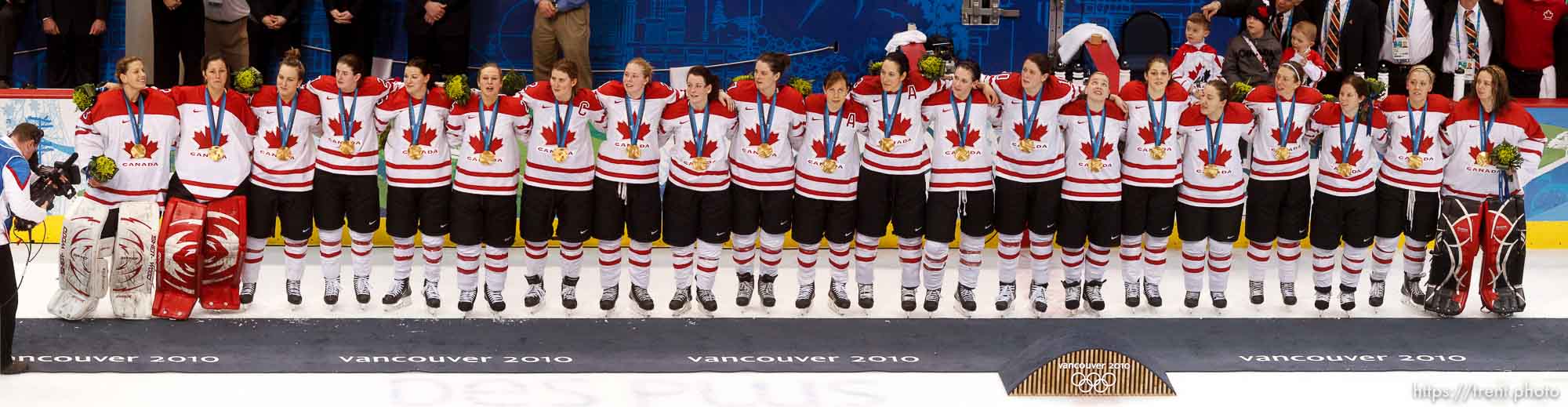 Trent Nelson  |  The Salt Lake Tribune
Canada defeats Team USA in the gold medal game, women's Ice Hockey at the Canada Hockey Place, Vancouver, XXI Olympic Winter Games, Thursday, February 25, 2010.