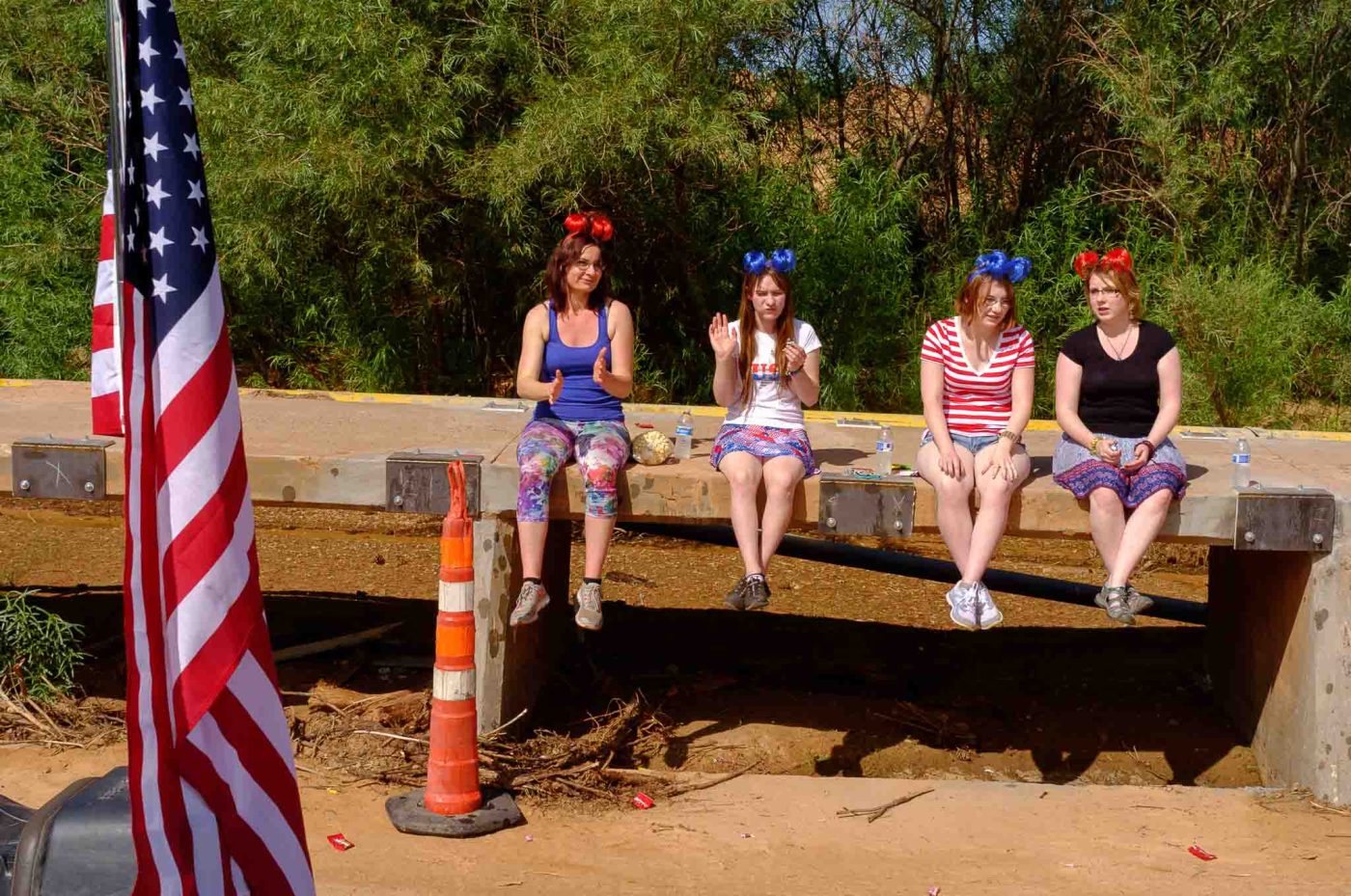 Trent Nelson  |  The Salt Lake Tribune
Onlookers on the route as the Colorado City and Hildale Fourth of July Parade makes its way down Central Street in Hildale, UT, and Colorado City, AZ, Saturday July 2, 2016.