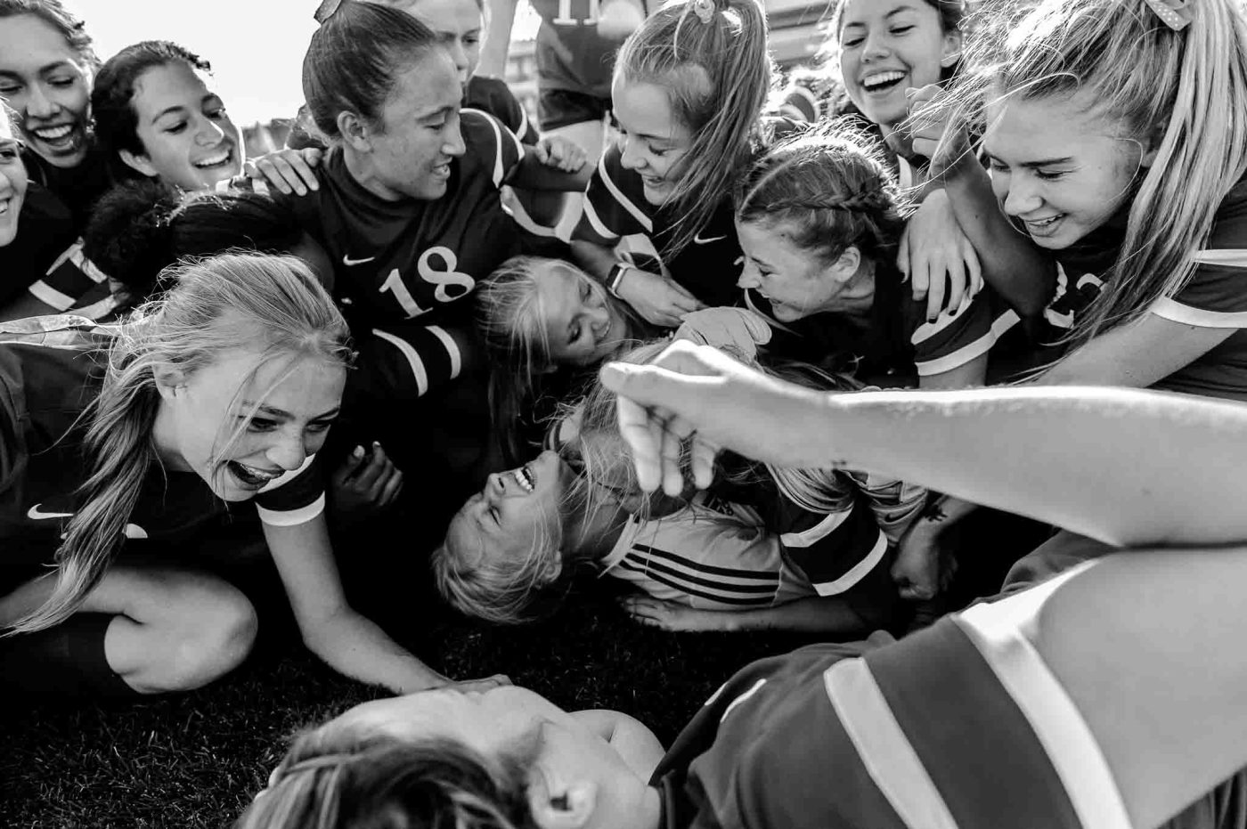 Trent Nelson  |  The Salt Lake Tribune
Waterford players celebrate defeating Rowland-Hall St. Marks in the 2A High School Girl's Soccer Championship game at Rio Tinto Stadium in Sandy, Saturday October 22, 2016.