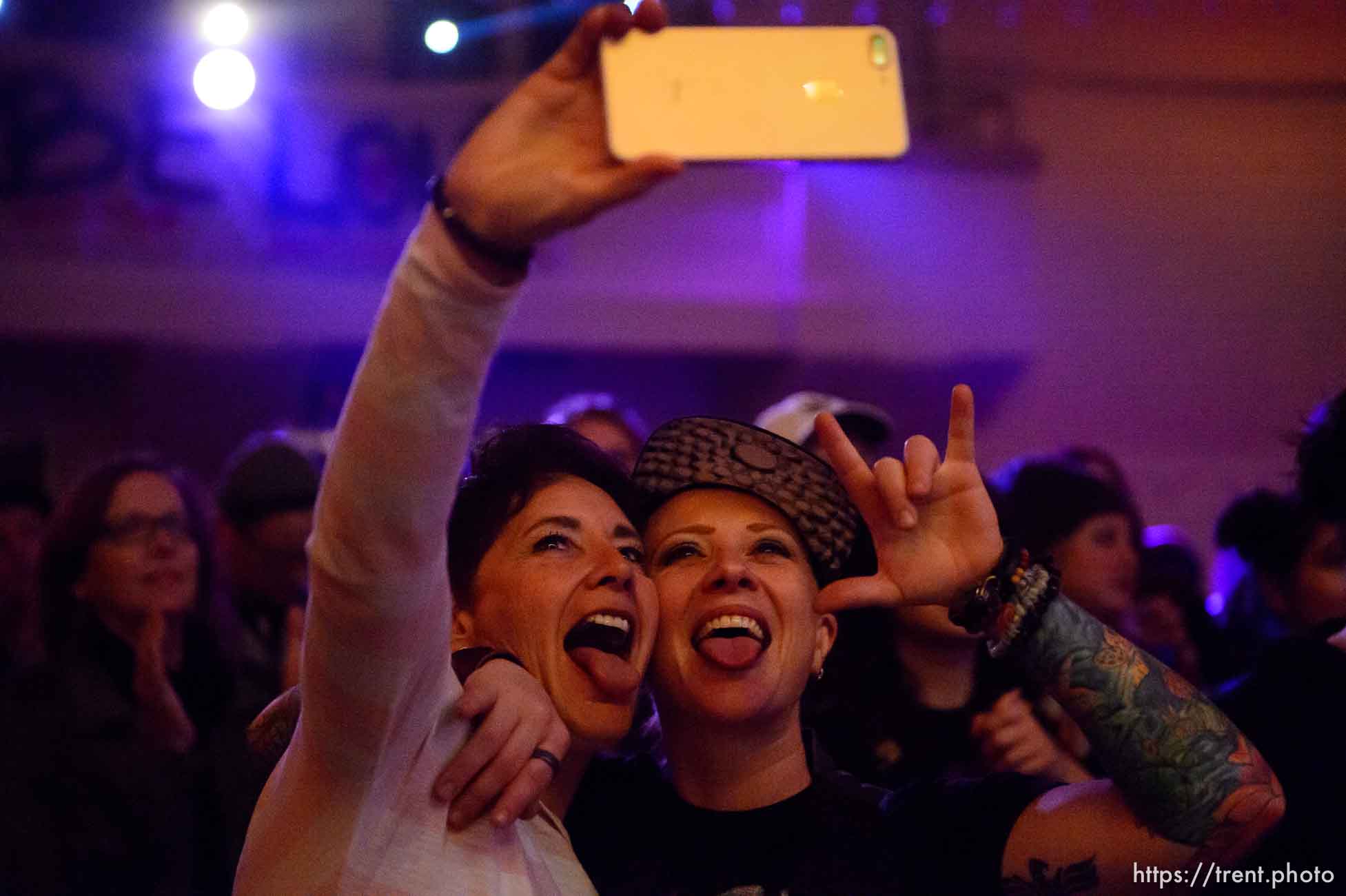 Rock Camp for Womyn is a weekend where people who identify as women learn how to play instruments, form bands, write songs and perform the songs live in concert — all within three days. It's a new program by the same group that does Rock and Roll Camp for Girls, a summer camp that does the same thing but for young women/girls. selfie, Sunday February 4, 2018.