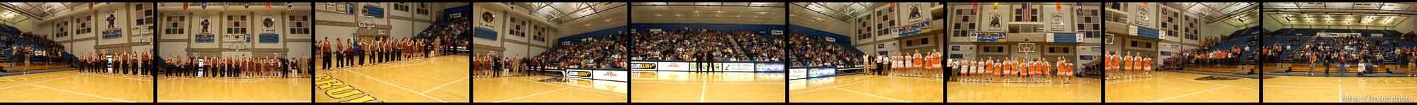 Mountain View vs. Timpview, girls high school basketball state championship game at Salt Lake community college.