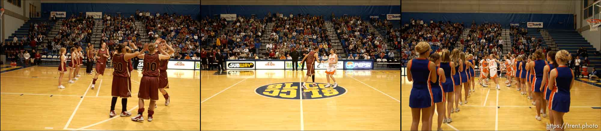 Mountain View vs. Timpview girls high school basketball state championship game at Salt Lake Community College