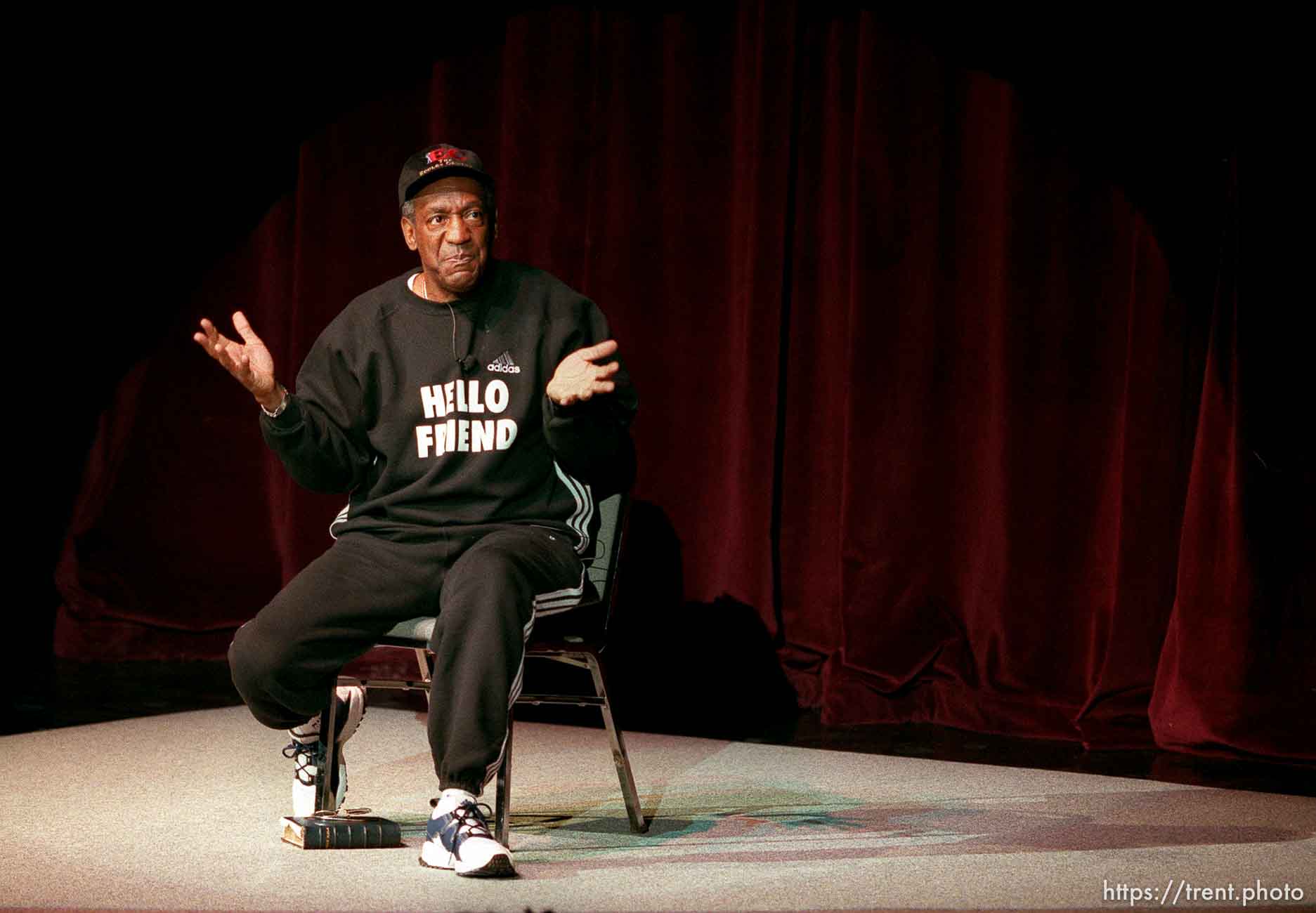 Bill Cosby performs at the opening of the Eccles Center for the Performing Arts.