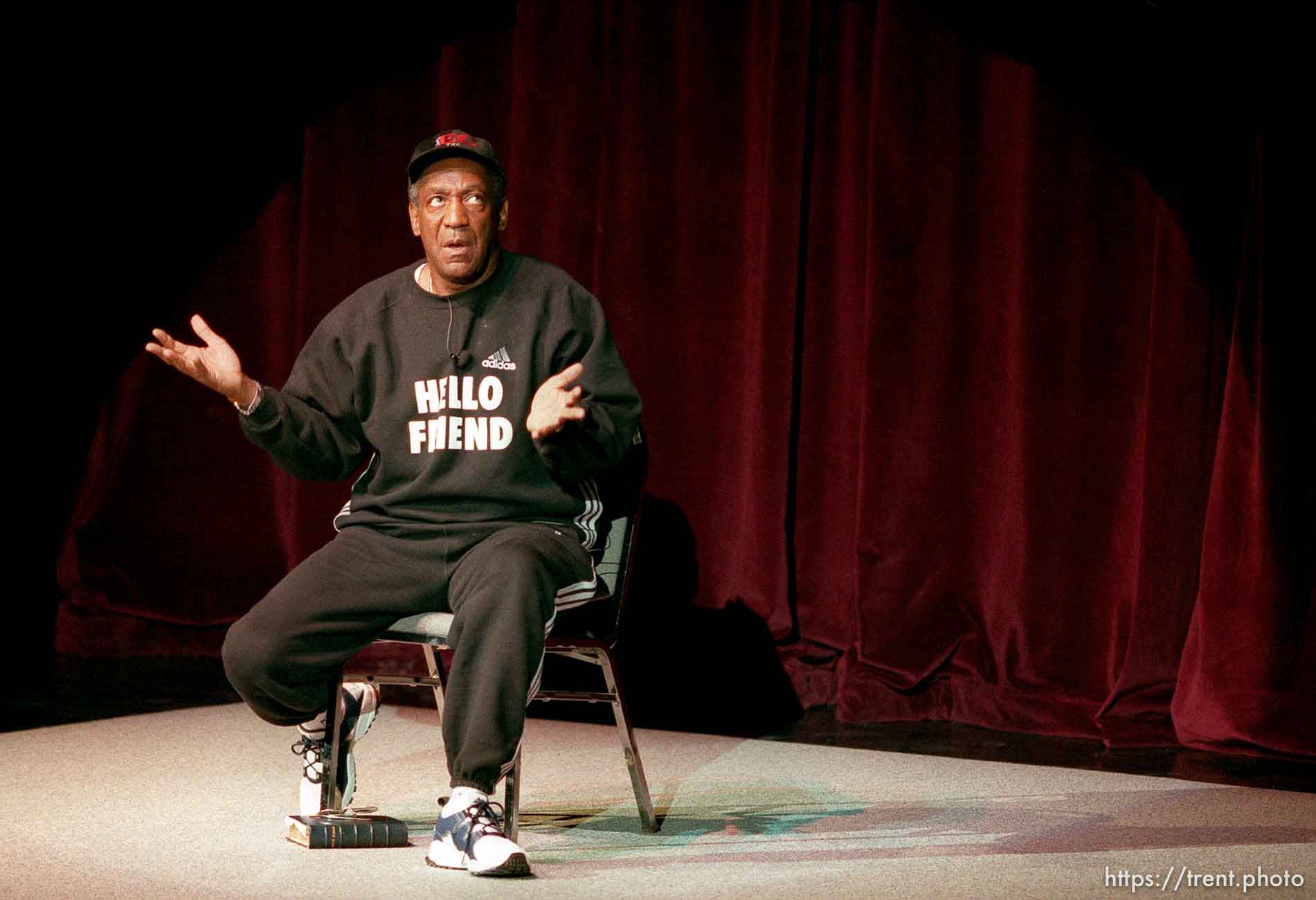 Bill Cosby performs at the opening of the Eccles Center for the Performing Arts.