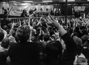 The Smashing Pumpkins performed a short set in front of approximately 150 fans at Tom Tom Music, a record store in Sandy. photo by Trent Nelson; 02/03/2000