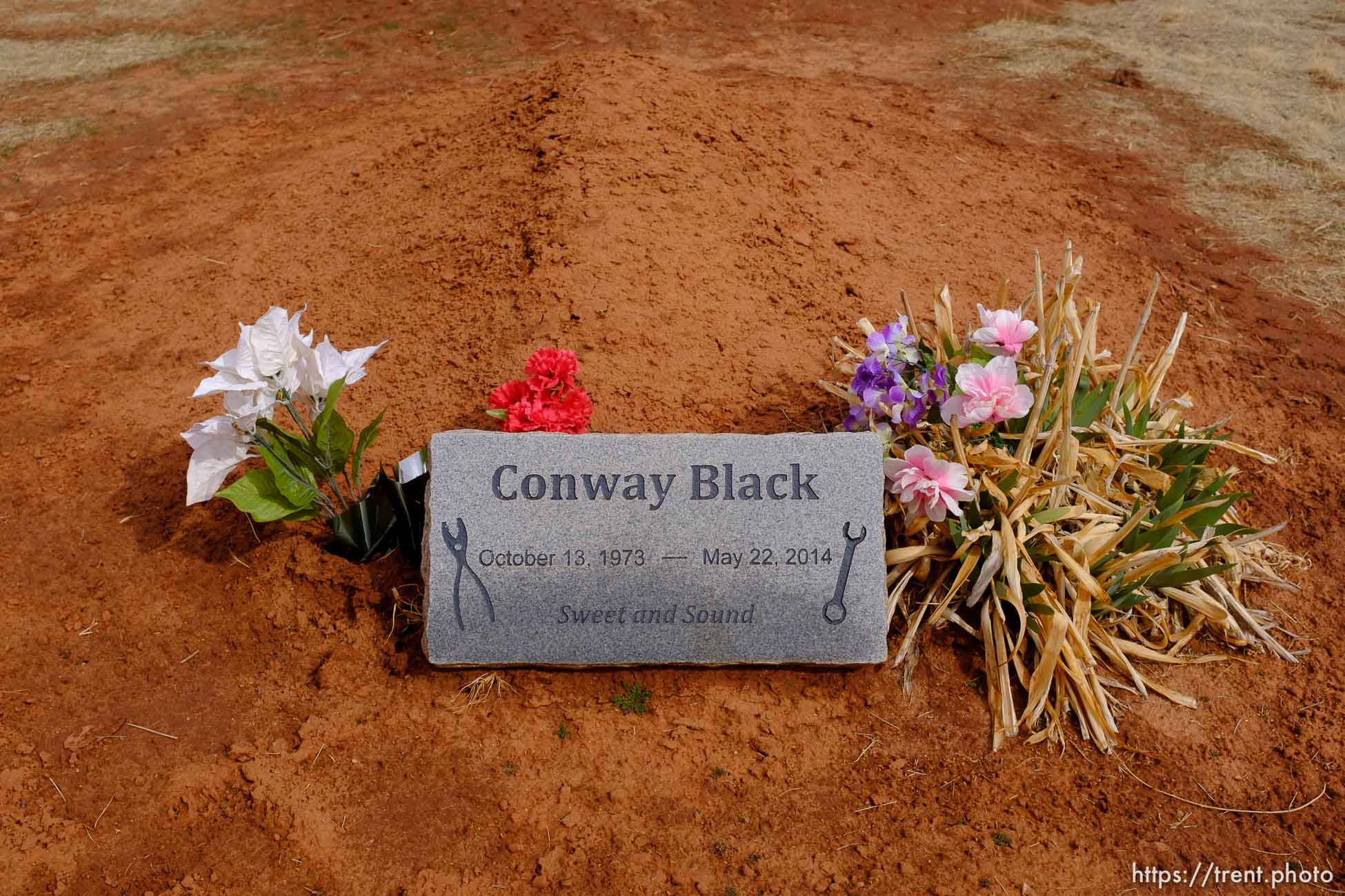 Conway Black, 1973-2014. Isaac W. Carling Memorial Park, Colorado City, Friday March 16, 2018.