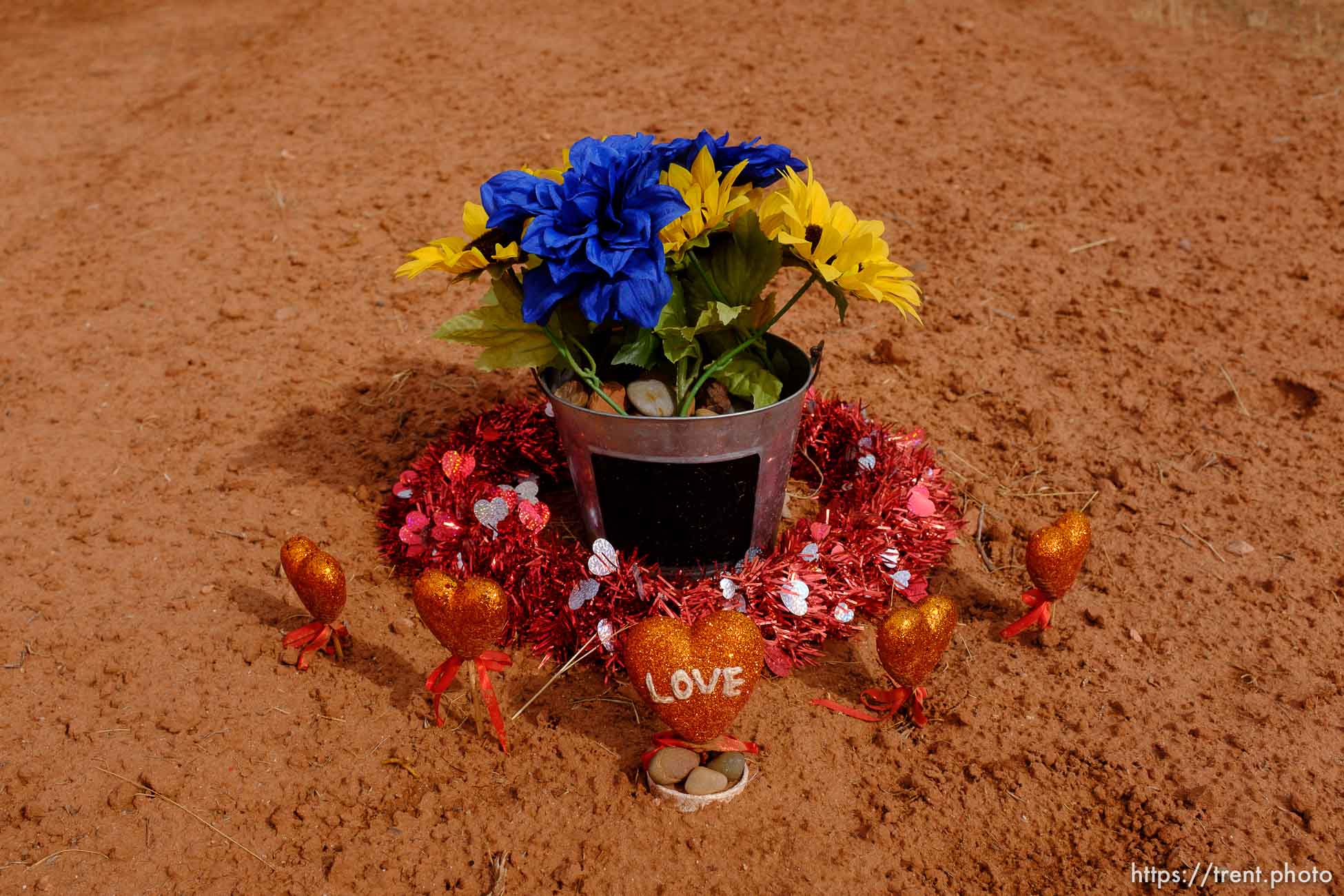 Love. Isaac W. Carling Memorial Park, Colorado City, Friday March 16, 2018.