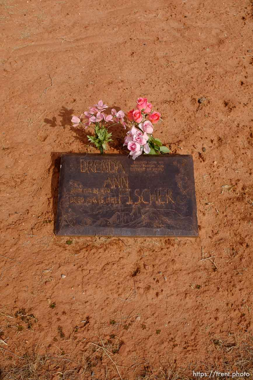 Brenda Ann Fischer, 1950-1987. Isaac W. Carling Memorial Park, Colorado City, Friday March 16, 2018.