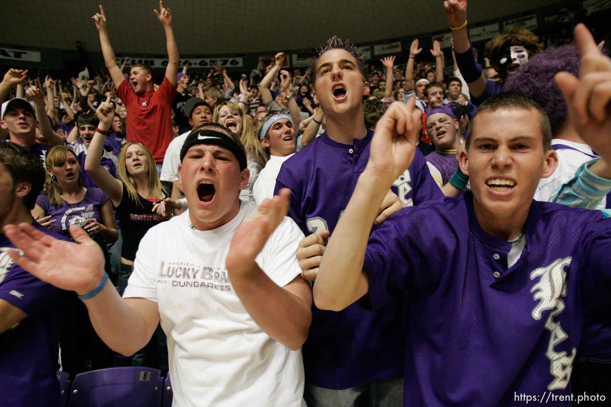 Box Elder vs. Orem, 4A state high school basketball semifinals Friday at Weber State University, Ogden. Box Elder wins. fans