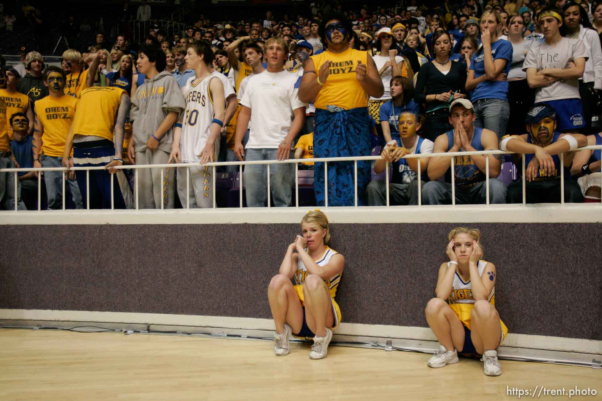 Box Elder vs. Orem, 4A state high school basketball semifinals Friday at Weber State University, Ogden. Box Elder wins. fans