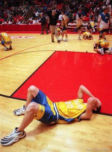 Orem's Bill McCleary mourns as Mountain View defeats Orem for the Region 5A state basketball championship.