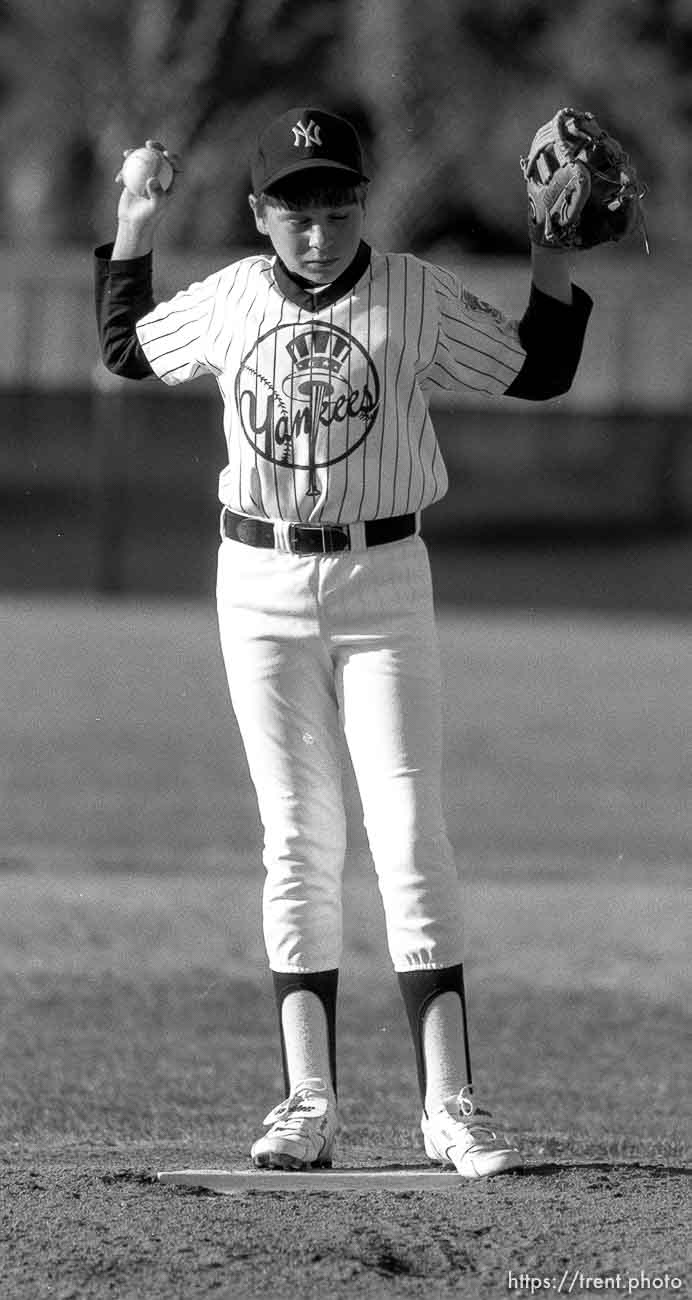 Player at Yankee's game.