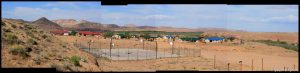 Abandoned basketball courts, navajo nation