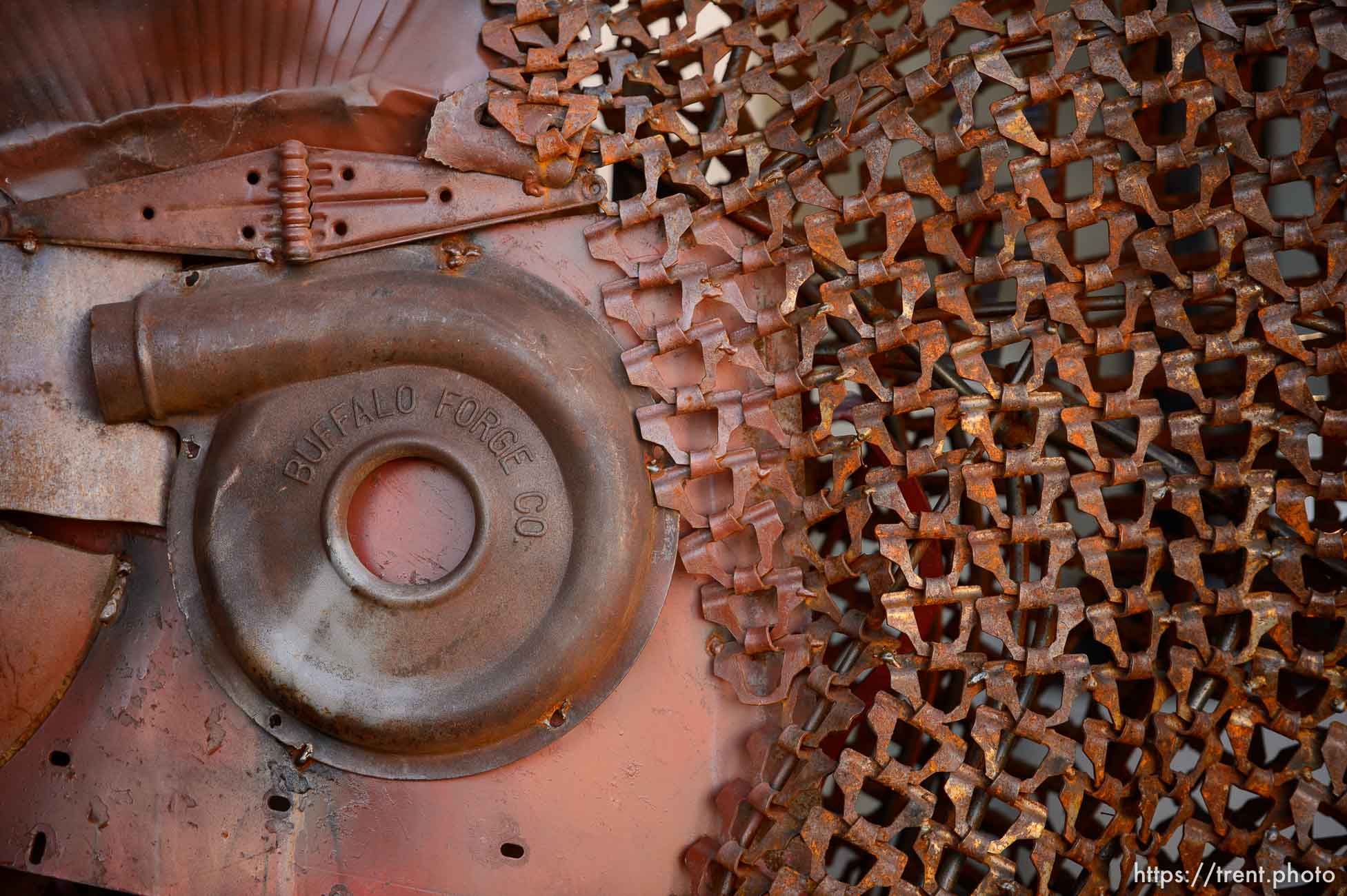 (Trent Nelson | The Salt Lake Tribune)
Detail from a sculpture by Malen Pierson at the Utah Arts Festival in Salt Lake City, Thursday June 21, 2018.