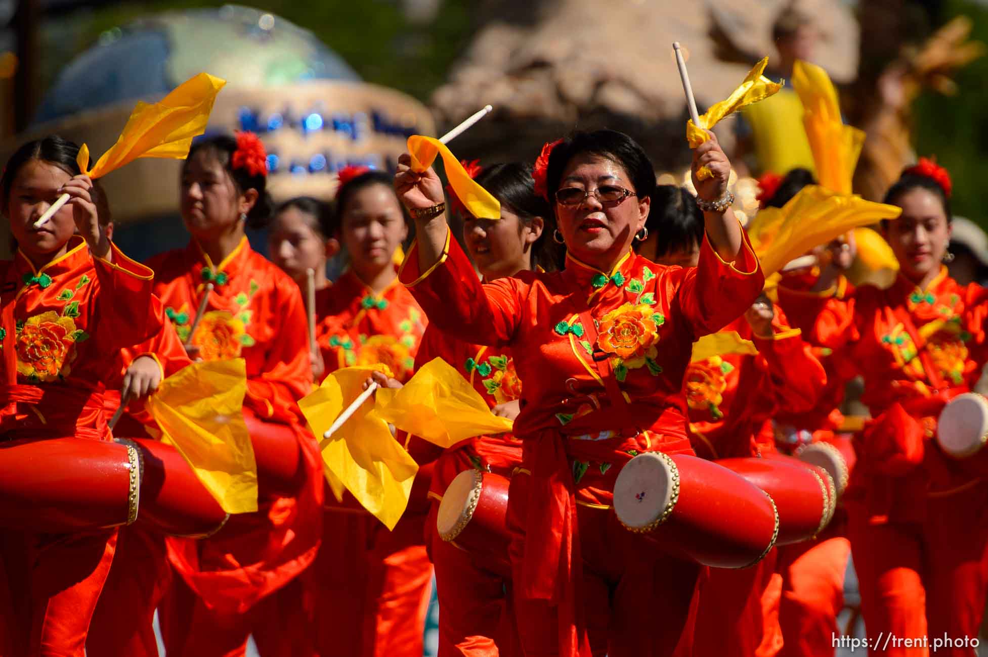 (Trent Nelson | The Salt Lake Tribune)  
The Days of '47 Parade in Salt Lake City, Tuesday July 24, 2018. Utah Chinese Association.