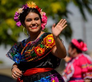 (Trent Nelson | The Salt Lake Tribune)  
The Days of '47 Parade in Salt Lake City, Tuesday July 24, 2018.