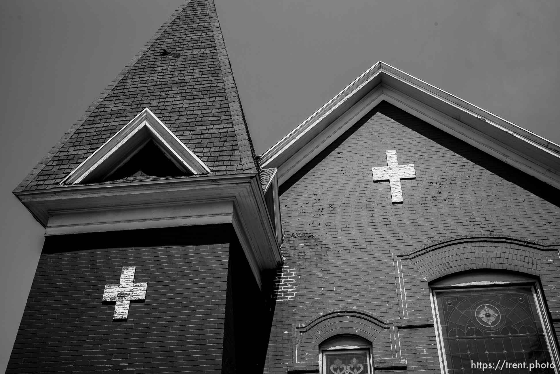 (Trent Nelson | The Salt Lake Tribune)  
Salt Lake City's historic Trinity AME Church, Sunday Aug. 19, 2018.