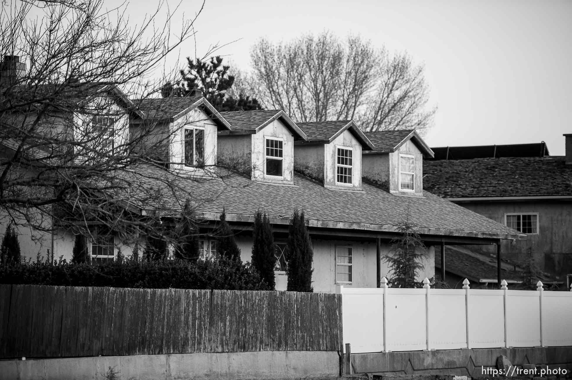 Trent Nelson  |  The Salt Lake Tribune
home and wall, Thursday February 25, 2016.