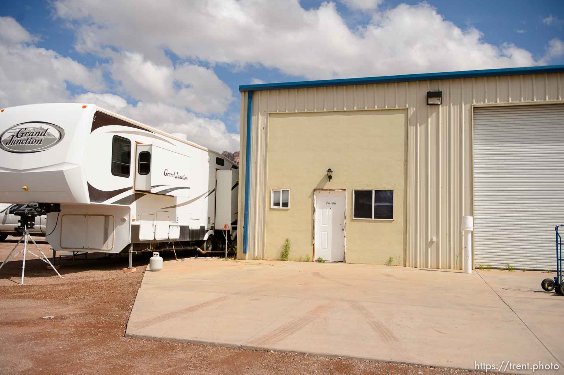 Trent Nelson  |  The Salt Lake Tribune
UEP eviction of south yard, former FLDS storehouse complex, Monday May 8, 2017.