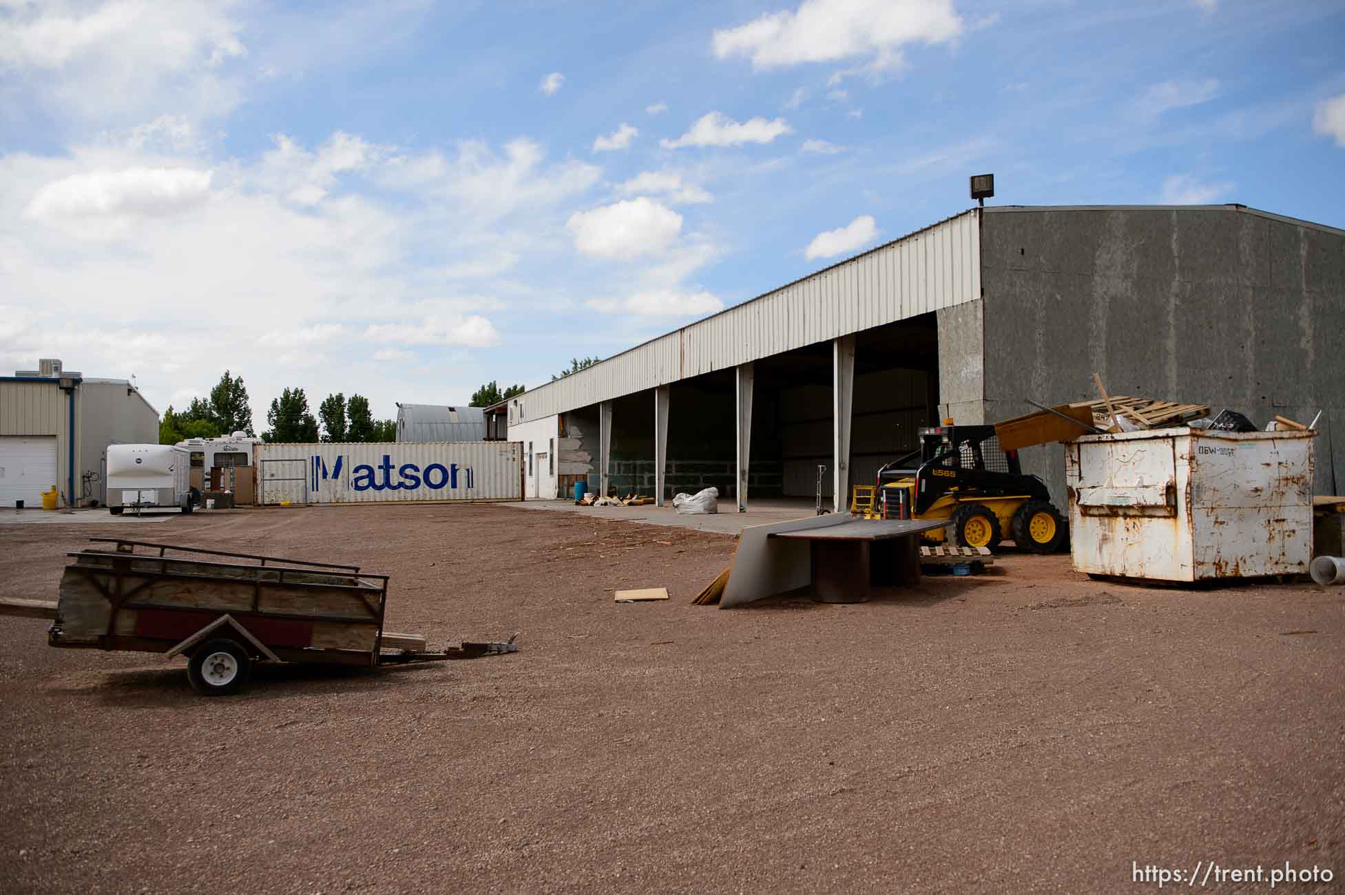 Trent Nelson  |  The Salt Lake Tribune
UEP eviction of south yard, former FLDS storehouse complex, Monday May 8, 2017.