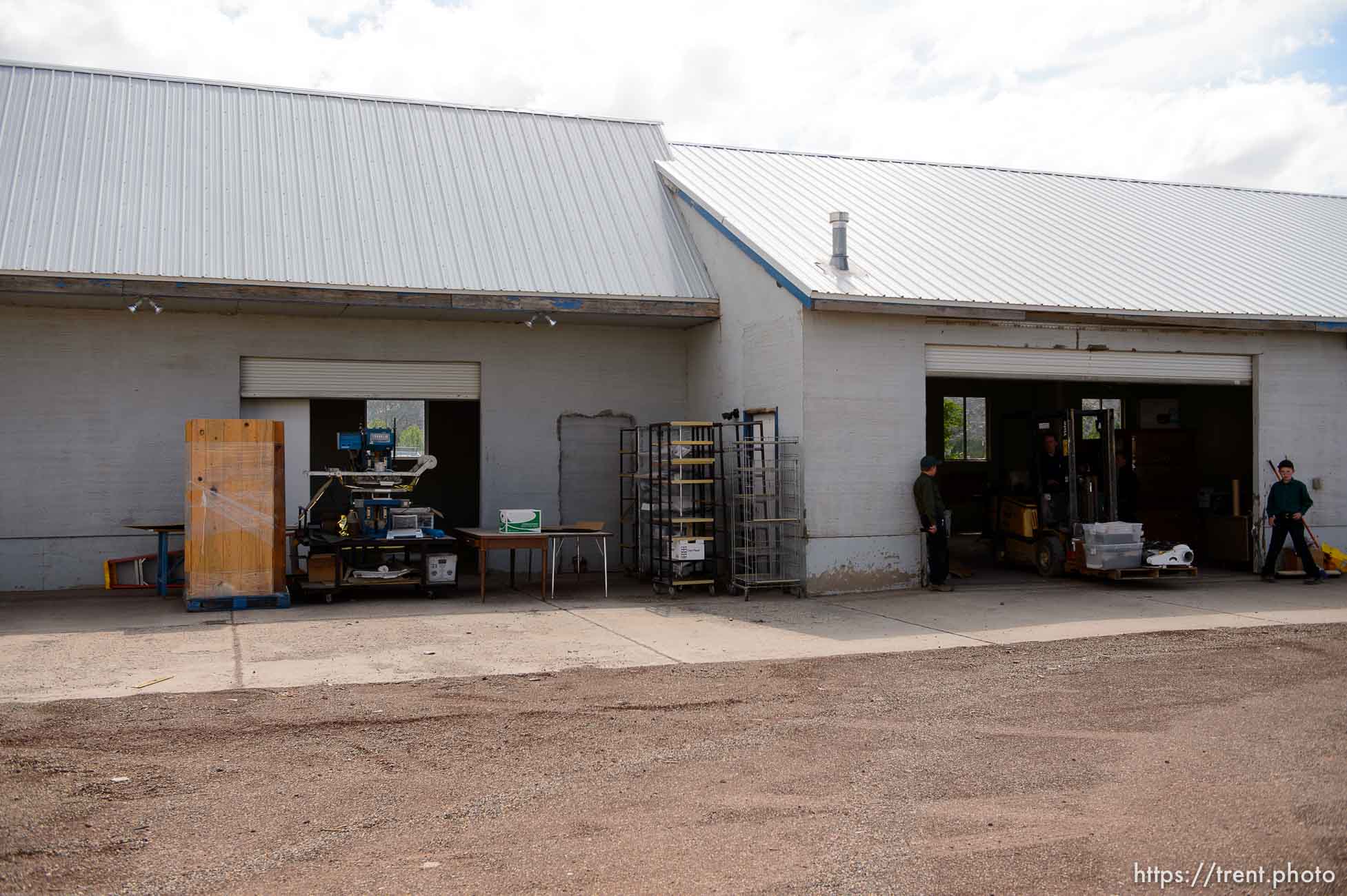 Trent Nelson  |  The Salt Lake Tribune
UEP eviction of south yard, former FLDS storehouse complex, Monday May 8, 2017.