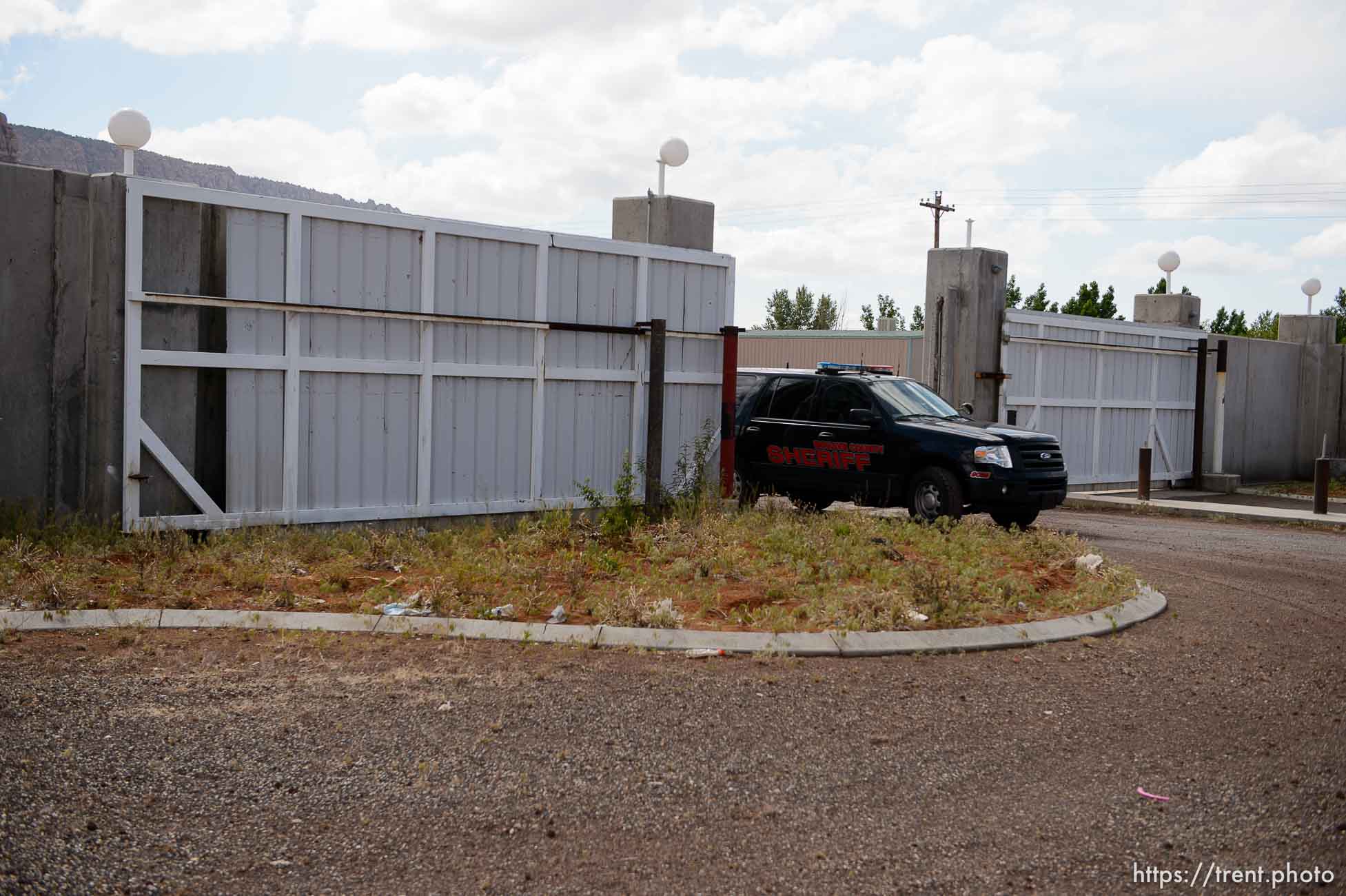 Trent Nelson  |  The Salt Lake Tribune
UEP eviction of south yard, former FLDS storehouse complex, Monday May 8, 2017.