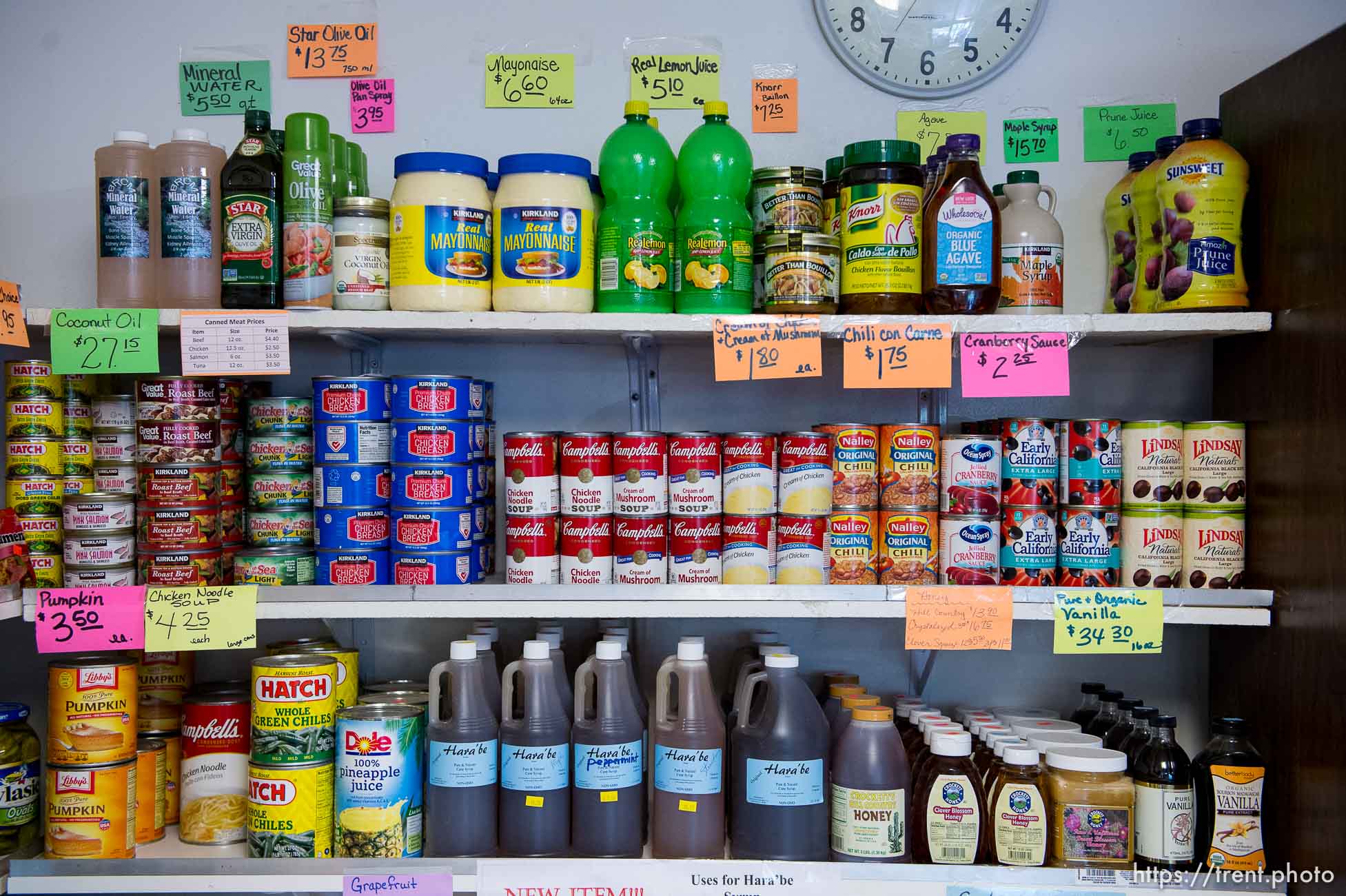 Trent Nelson  |  The Salt Lake Tribune
short creek trading company grocery store, given eviction notice by UEP trust, Monday May 8, 2017.