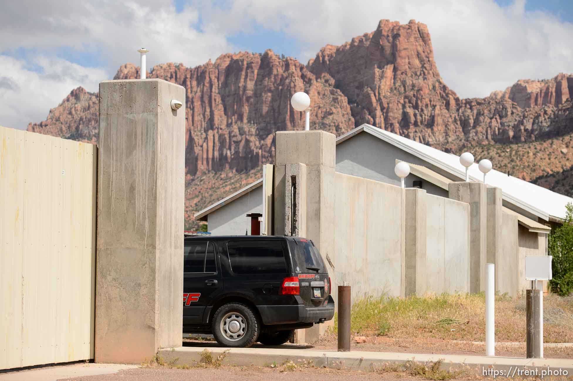 Trent Nelson  |  The Salt Lake Tribune
UEP trust eviction of south yard, former FLDS storehouse, Monday May 8, 2017.