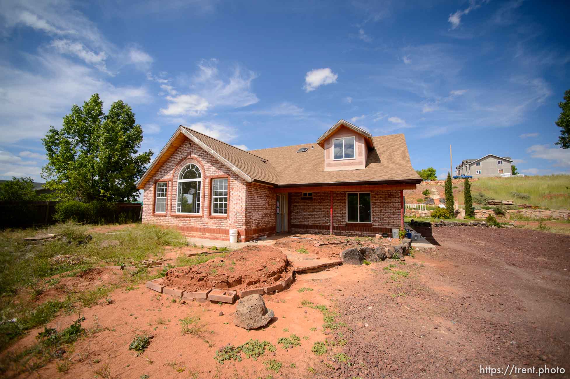 Trent Nelson  |  The Salt Lake Tribune
home where flds family lived, after they moved out before UEP trust eviction, Monday May 8, 2017.