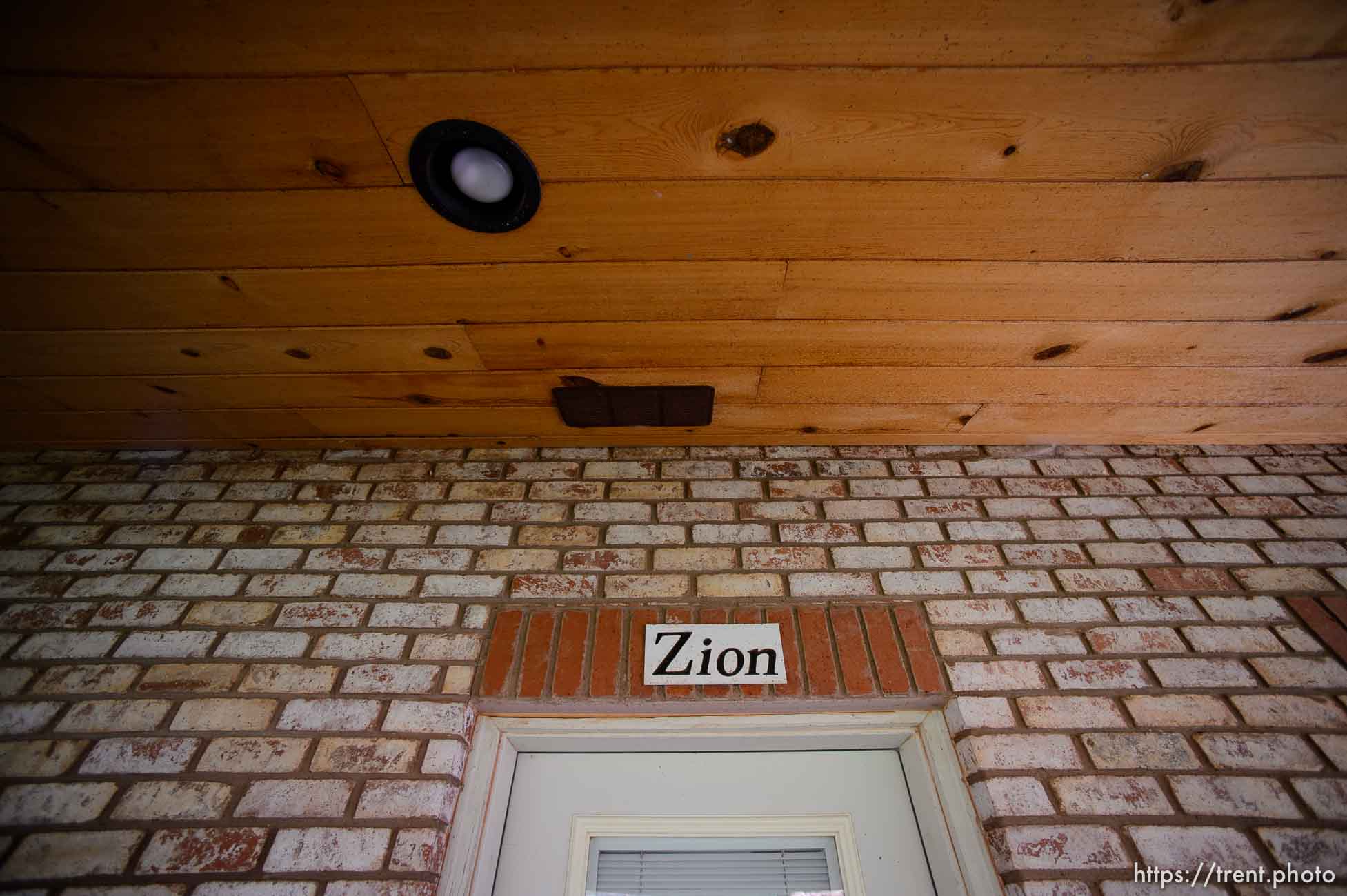 Trent Nelson  |  The Salt Lake Tribune
home where flds family lived, after they moved out before UEP trust eviction, Monday May 8, 2017. zion