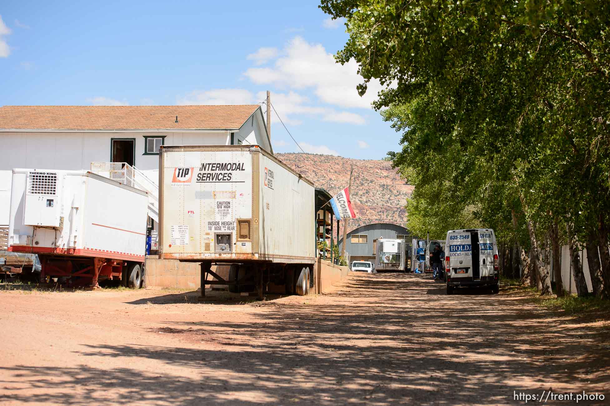 Trent Nelson  |  The Salt Lake Tribune
short creek trading company, an FLDS grocery, given eviction notice from UEP trust, Monday May 8, 2017.