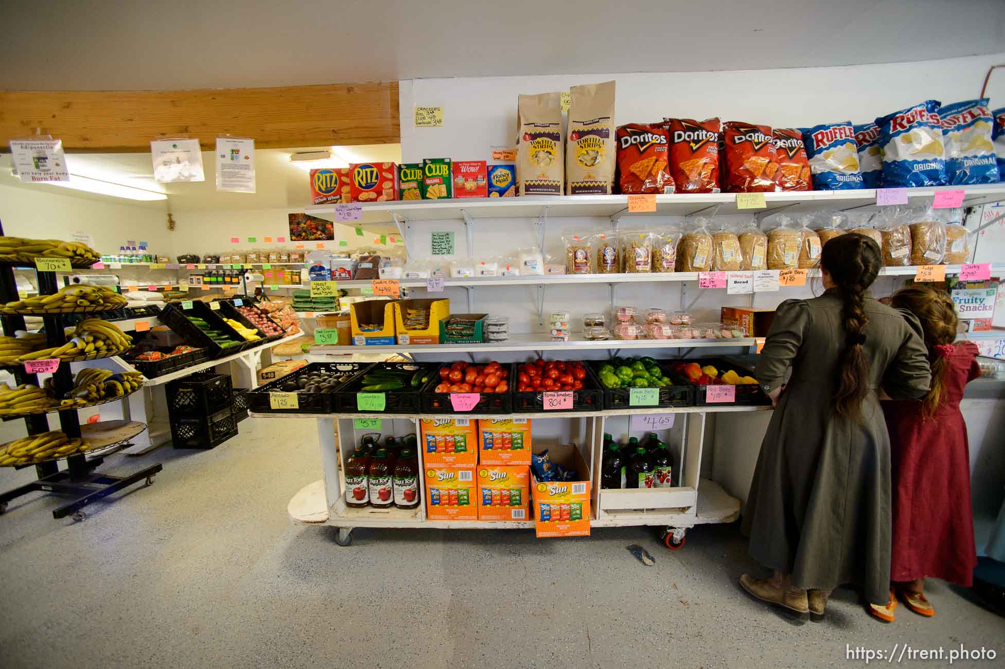 Trent Nelson  |  The Salt Lake Tribune
short creek trading company, an FLDS grocery, given eviction notice from UEP trust, Monday May 8, 2017.