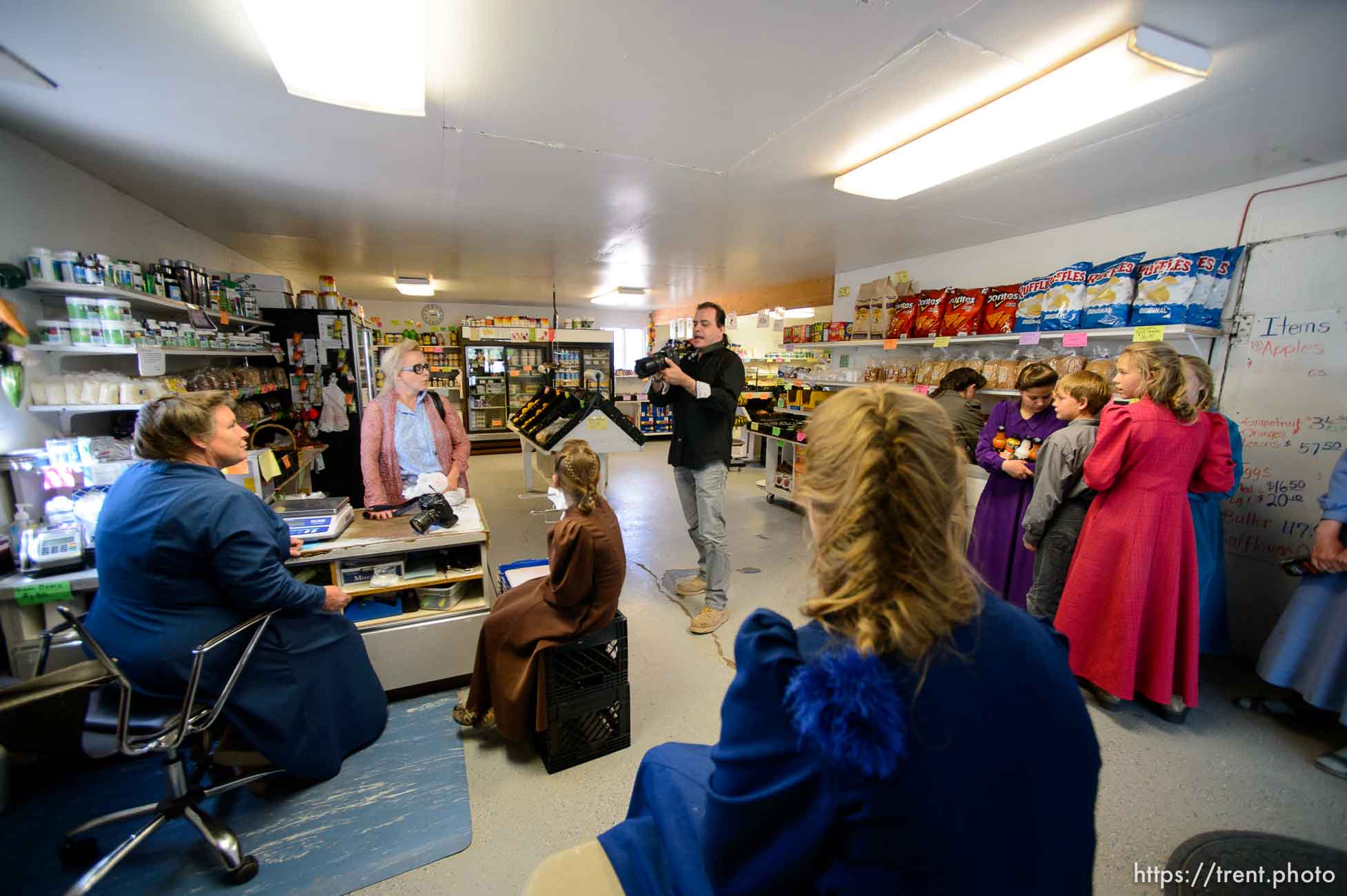 Trent Nelson  |  The Salt Lake Tribune
short creek trading company, an FLDS grocery, given eviction notice from UEP trust, Monday May 8, 2017. christine marie katas, tolga katas