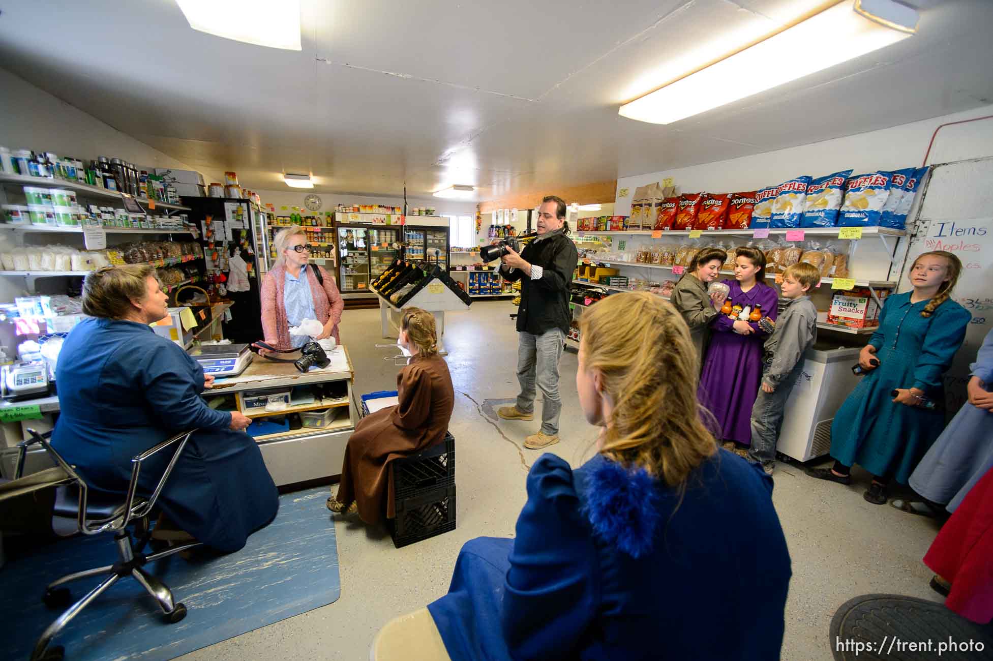 Trent Nelson  |  The Salt Lake Tribune
short creek trading company, an FLDS grocery, given eviction notice from UEP trust, Monday May 8, 2017. christine marie katas, tolga katas