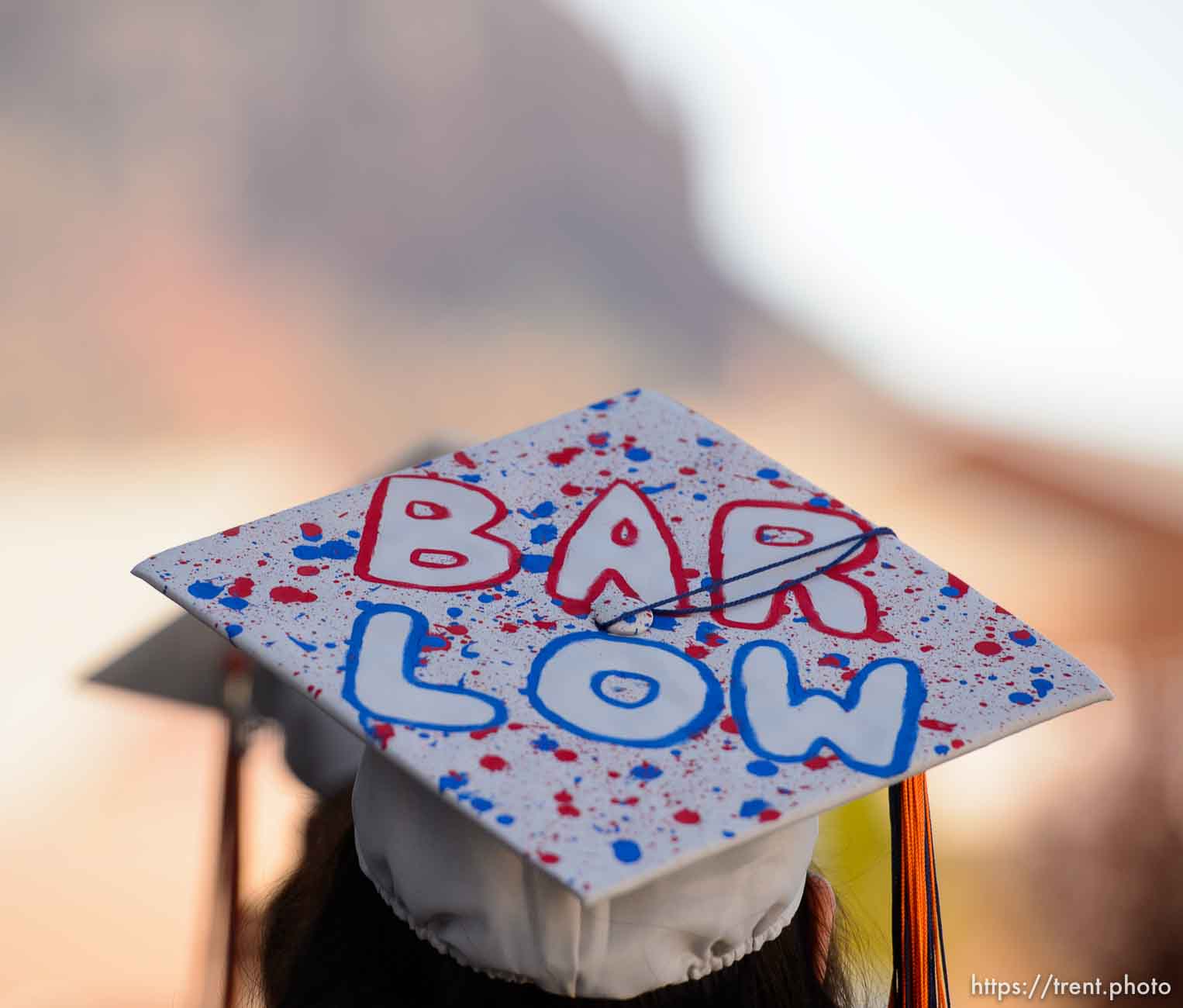 Trent Nelson  |  The Salt Lake Tribune
 at Water Canyon High School's graduation ceremony in Hildale, Monday May 22, 2017. Two years ago the school had one graduate, this year twenty-five. barlow