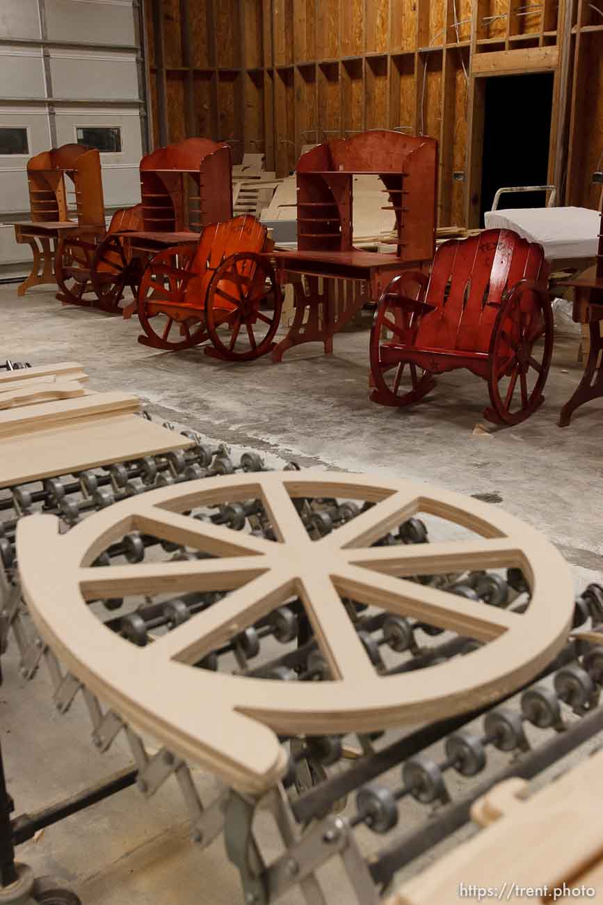 Eldorado - wood furniture at the YFZ Ranch.  Wednesday, January 7, 2009.; 01.07.2009