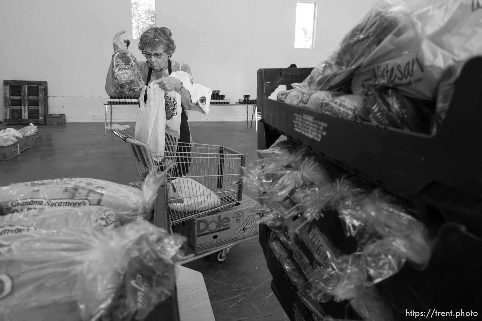 Trent Nelson  |  The Salt Lake Tribune
Sharon Collins. Short Creek Family Services Center provides food and services to families, Wednesday September 14, 2016.