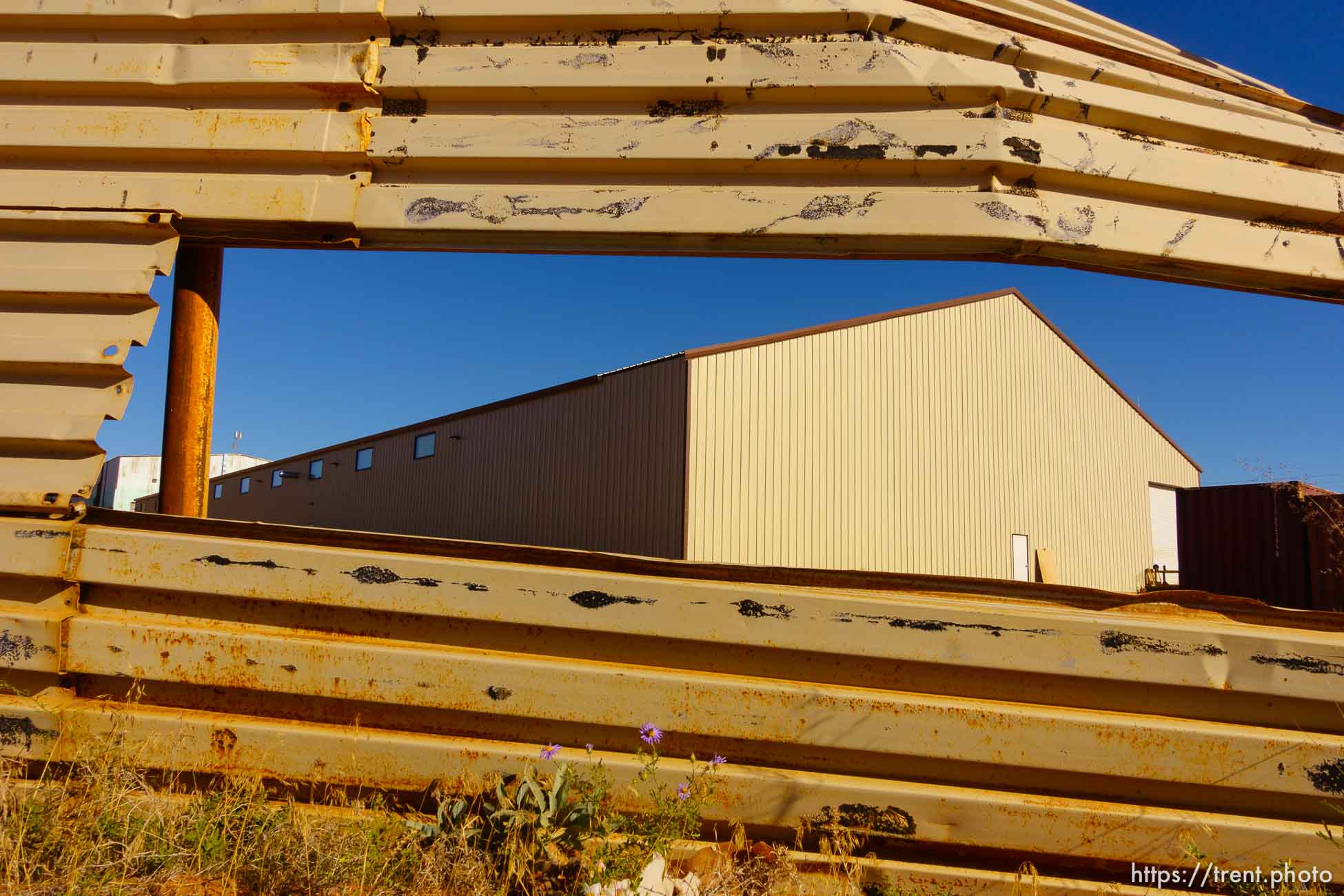 Trent Nelson  |  The Salt Lake Tribune
Industrial buildings on Lot 19, Hildale, Wednesday September 14, 2016.