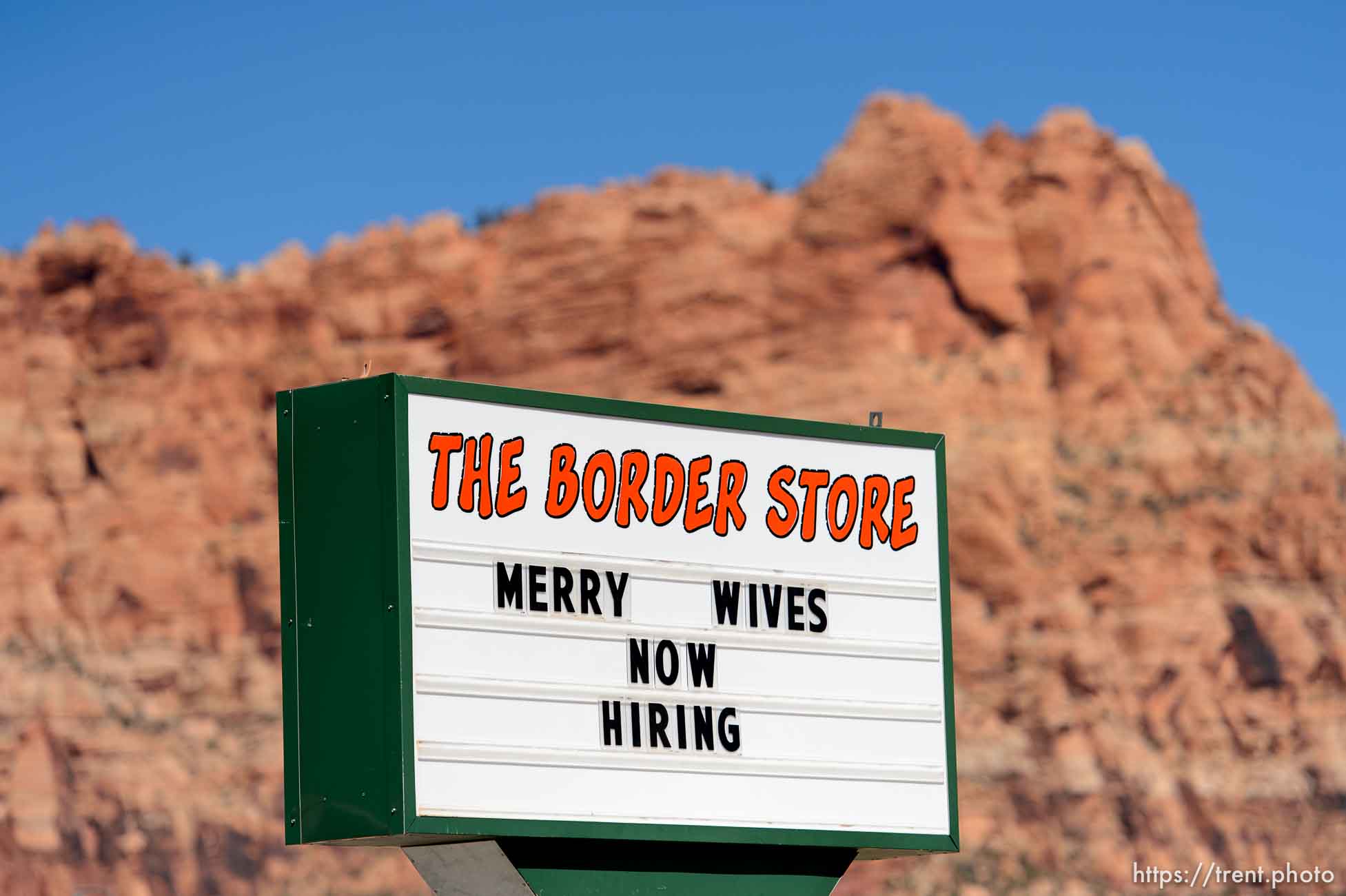 Trent Nelson  |  The Salt Lake Tribune
the border store, merry wives now hiring, Wednesday September 14, 2016.