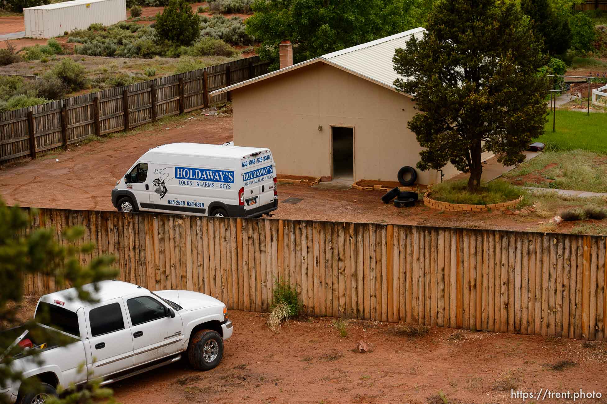 Trent Nelson  |  The Salt Lake Tribune
UEP eviction of property at 560 E Johnson Ave, Colorado City, AZ, Wednesday May 10, 2017.