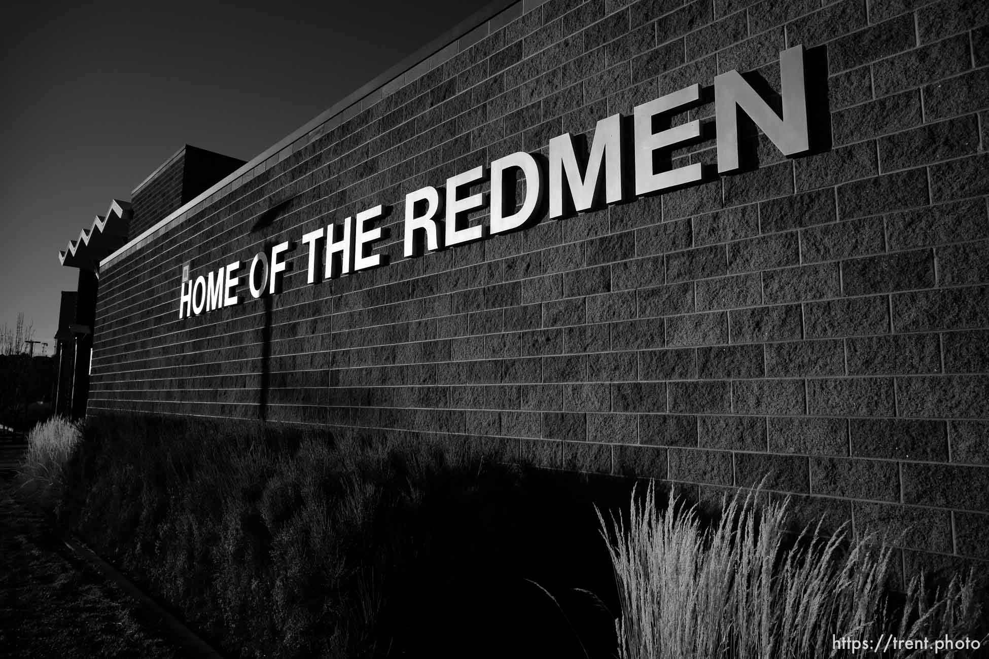 (Trent Nelson | The Salt Lake Tribune)  
Cedar High School is considering a change in the name of its mascot, The Redmen, Friday Jan. 11, 2019.