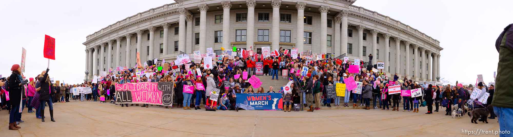 (Trent Nelson | The Salt Lake Tribune)
The 2019 Women's March on Utah at the Utah Capitol in Salt Lake City on Saturday Jan. 19, 2019.